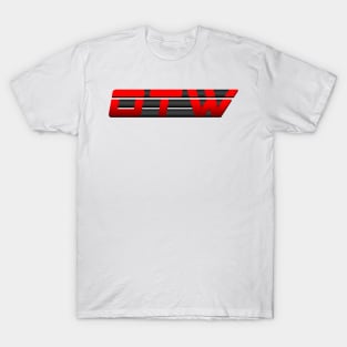 OTW Logo (Red on Black) T-Shirt